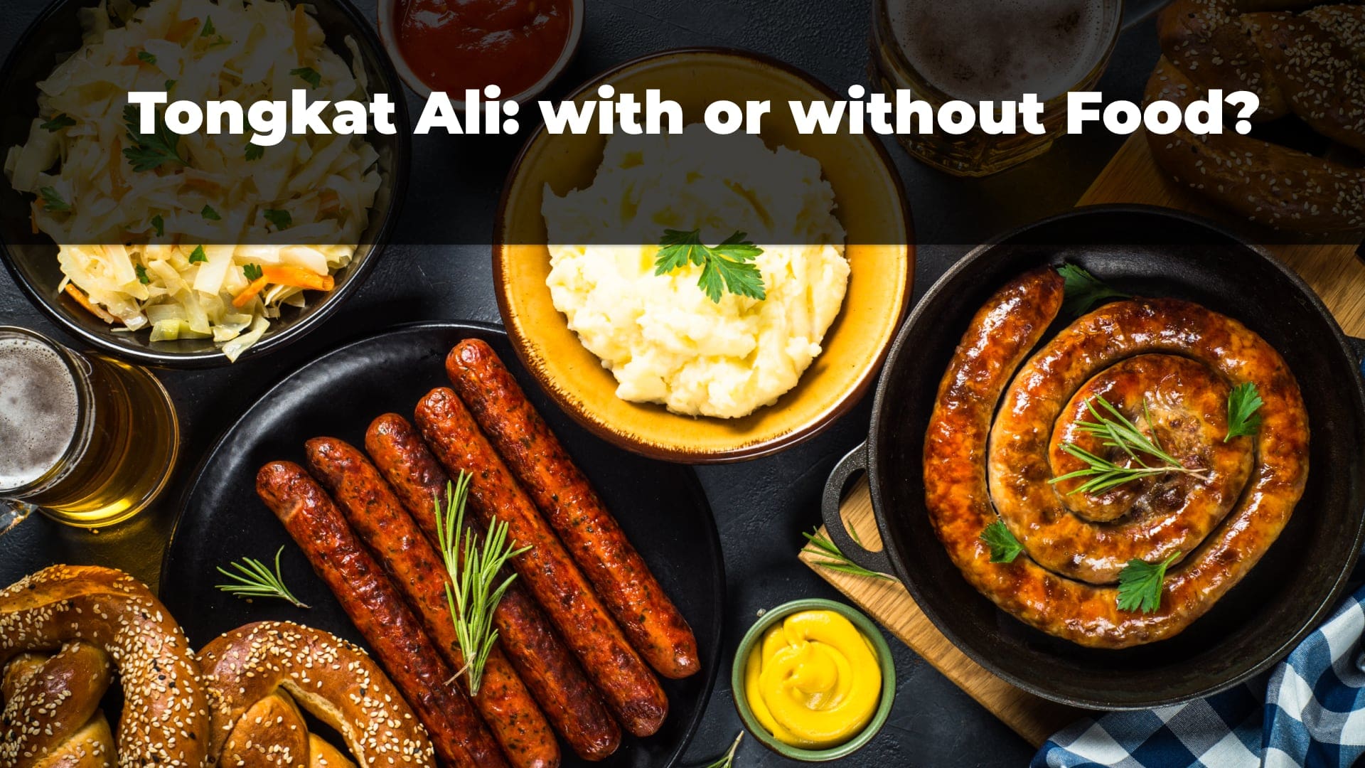 Should you take Tongkat Ali with or without Food