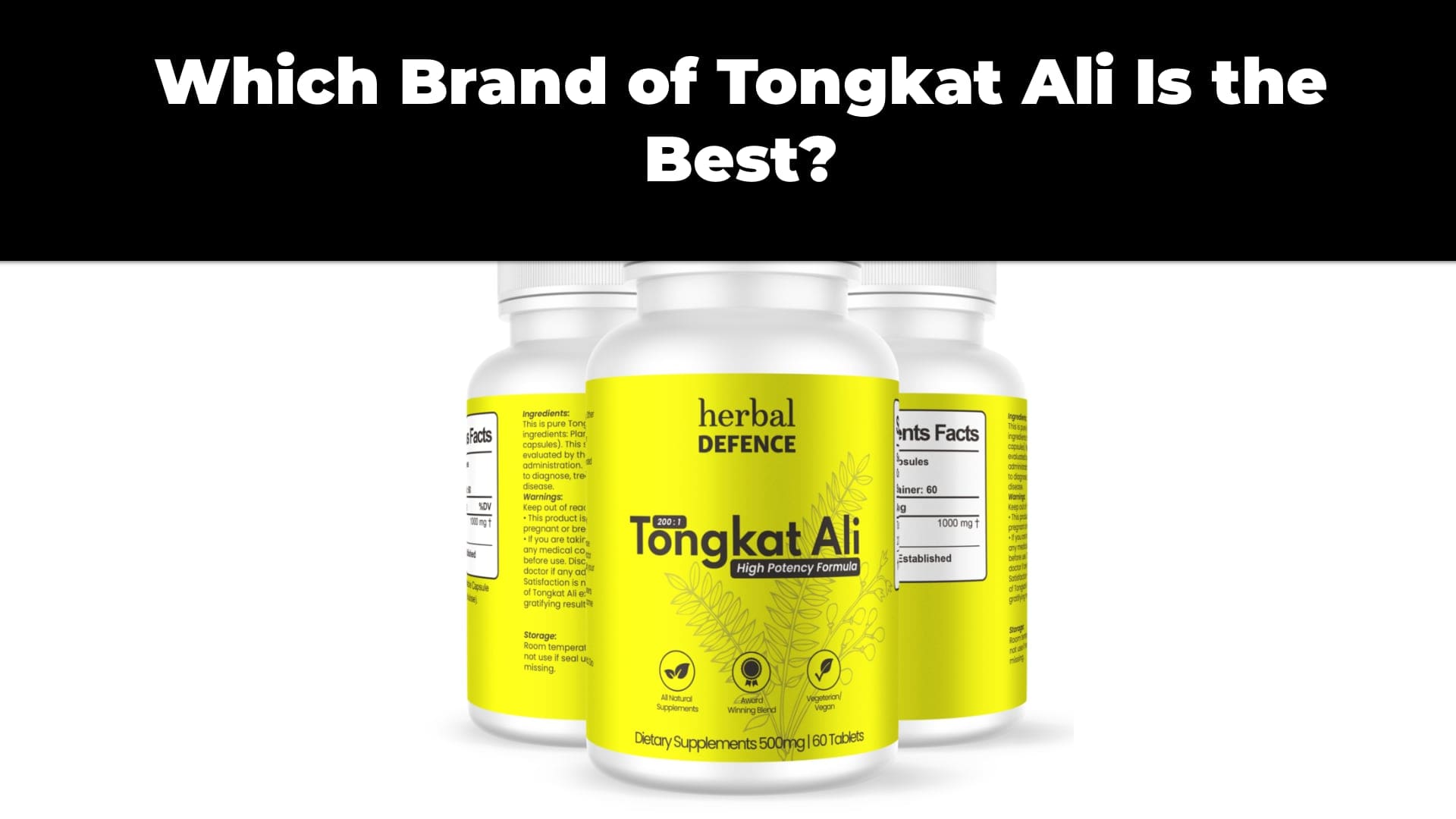 Which Brand of Tongkat Ali Is the Best